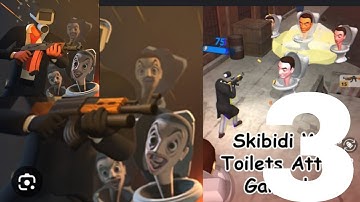 Skibidi War Toilet Attack Gameplay Walkthrough part 3 7-10 levels (ios, Android).