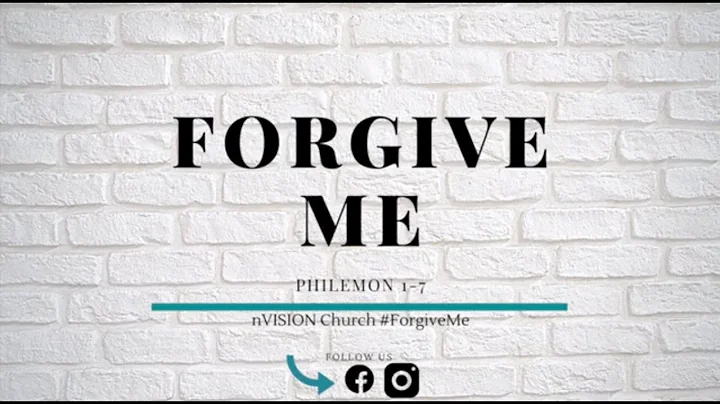 Forgive Me | Part 1 | Pastor James Leveille