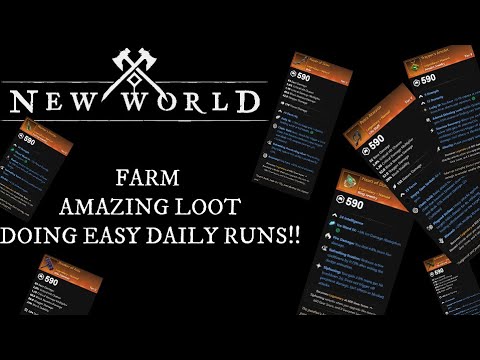 New World New Player 590 Loot For Doing Easy Daily Chest Runs!!! Heliopolis and MORE!!