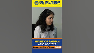 APSC Mock Interview | Shabnoor Rahman, Supt. of Taxes, Rank 3  | APSC CCE 2022
