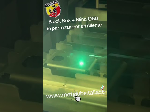 Block Box e Blind OBD per 500 Abarth in questo caso, ma si può applicare a tutte le vetture.