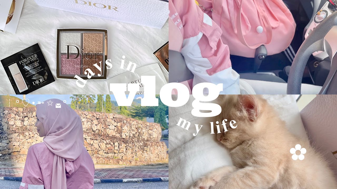 days in my life 🦙🩰 : dior unboxing, playing with kittens, eat sushi, watch match