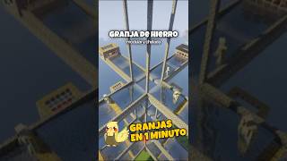 Granja de Hierro Modular para Minecraft 1.21+ en 1 Minuto #minecraft