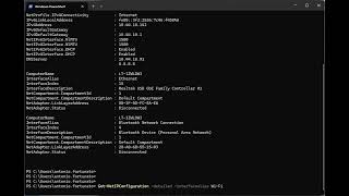 Microsoft Powershell Desktop Network Troubleshoting Tip
