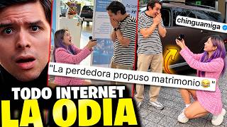 Todo internet se BURLÓ de esta YOUTUBER por PEDIRLE MATRIMONIO a su NOVIO 💀 Chingu Amiga