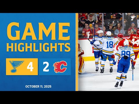 Game Highlights: Blues 4, Flames 2