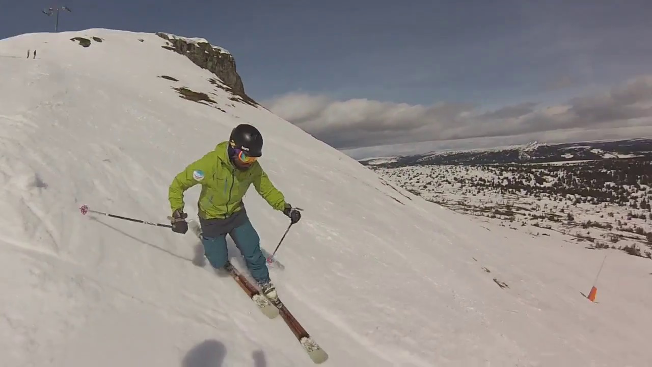 Day five telemark ski instructors course DNS level 1 and 2 YouTube