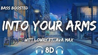 Witt Lowry - Into Your Arms ft. Ava Max - [No Rap] ( 8D Audio + Bass Boosted )