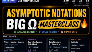 Day 98GATE 2027 CSE Preparation | Big Ω (Omega) Notation Explained | Design & Analysis of Algorithms