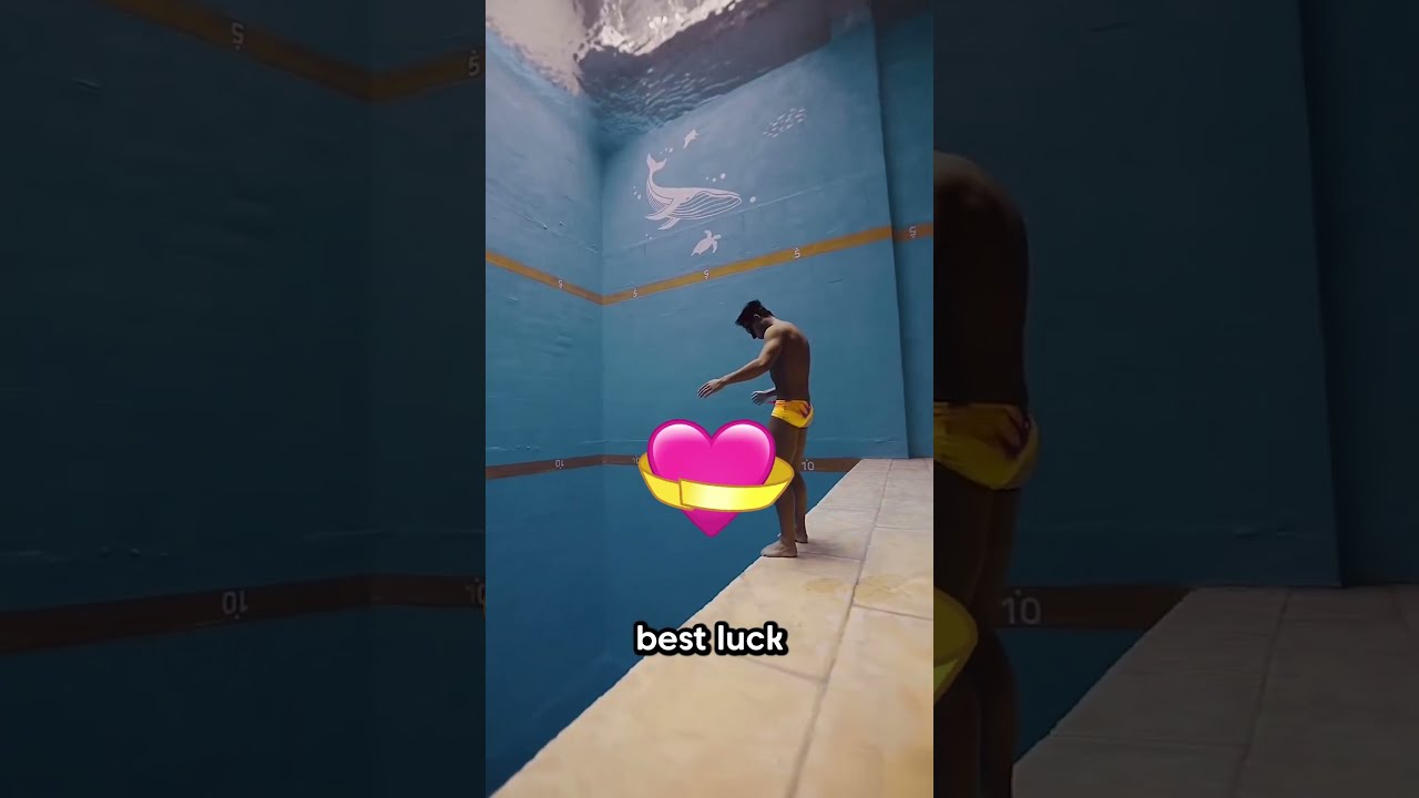 Swimming In The DEEPEST Pool World Swim G Morning Via IG 
