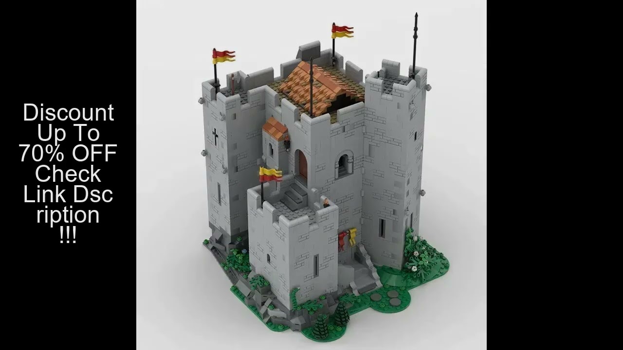 Moc Building Bricks Military Fortress Model Norman Castle Keep Technology Modular Blocks Gifts Chris