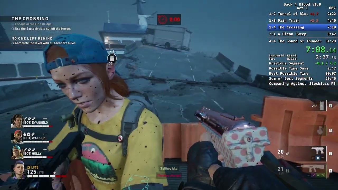 Back 4 Blood v1.0 Act 1 Speedrun - 