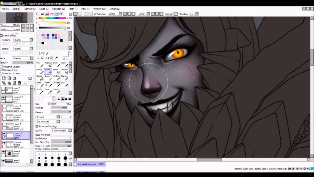 speedpaint - Lady Deathwing (Jessica Nigri)