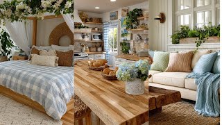 Gingham & Shabby Chic Summer Makeover | Vintage Farmhouse Decor Ideas You’ll Love!