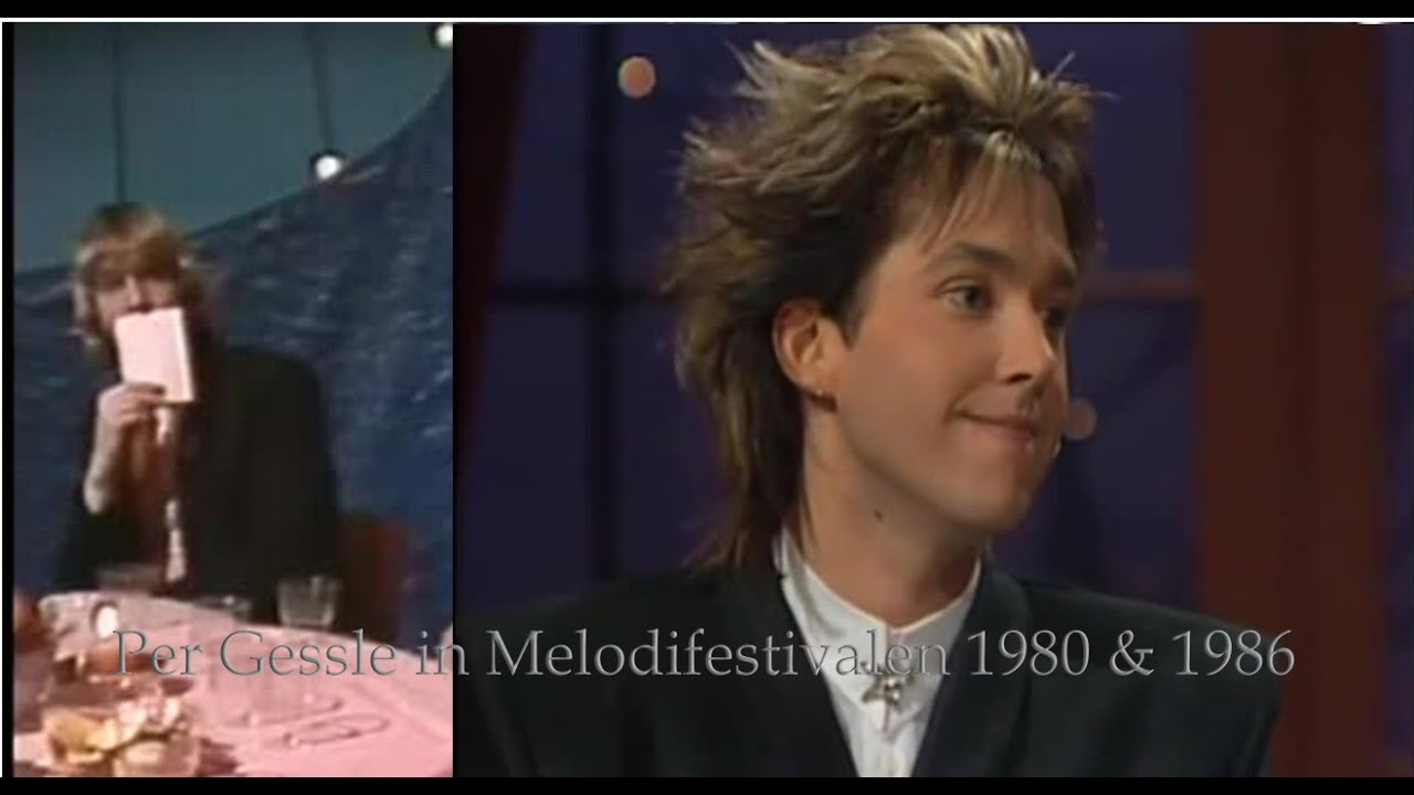 Per Gessle in Melodifestivalen 1980 & 1986 - YouTube