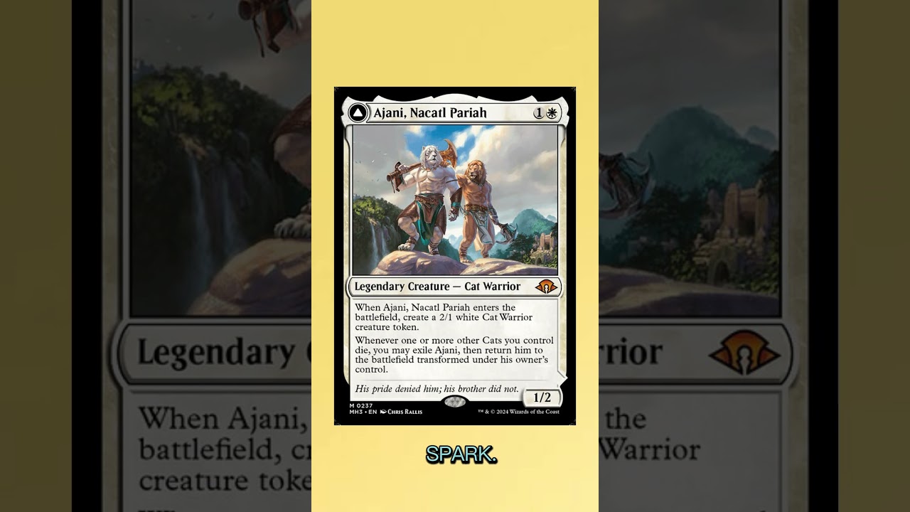 A brief history of Ajani Goldmane , a planswalker story 