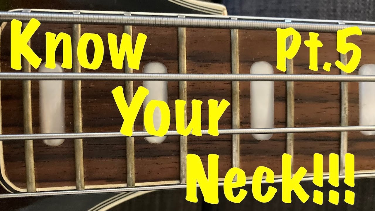 KNOW YOUR NECK #5 2 octave and Full-range C major scale.