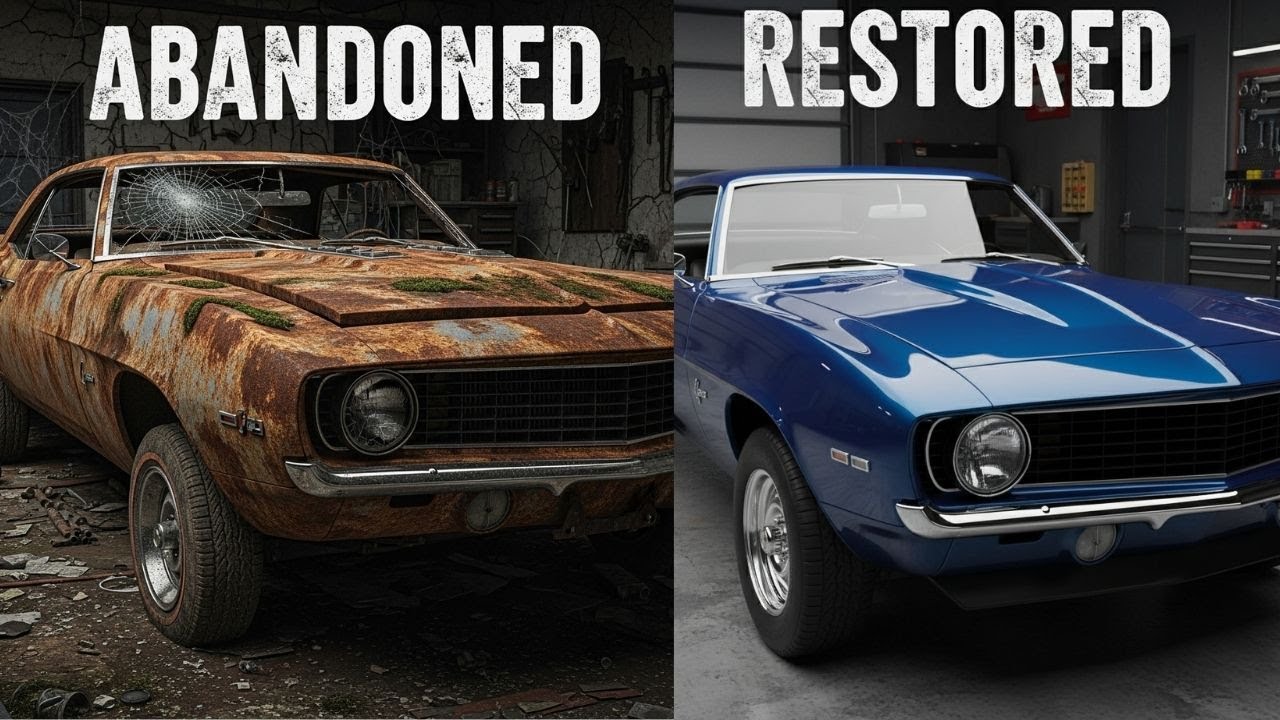 ASMR Car Restoration Full Rebuild of Chevrolet Camaro Z28 1969 from Abandoned Condition to Look New