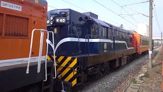 7201次貨物列車與3188次區間車在斗南車站交會 20201126
