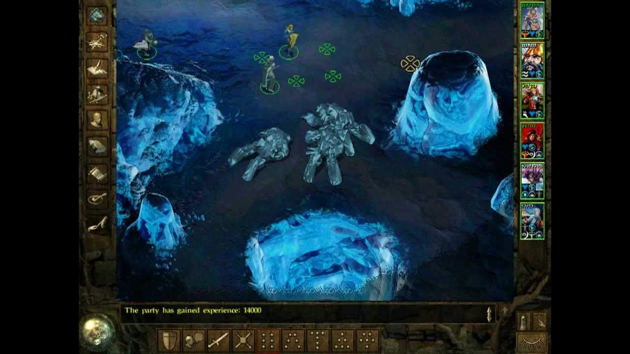 Icewind Dale (HD) Heart of Winter Ice Golem Sentries YouTube