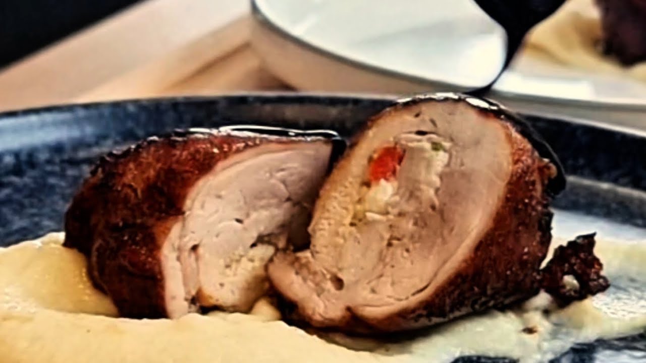 Light Stuffed Chicken Rolls with Celery Purée | Elegant Post-Holiday Comfort Food 