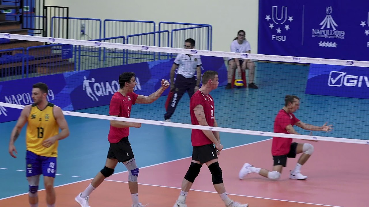 Mens Volleyball Drops First Match At 2019 Universiade To Brazil - 