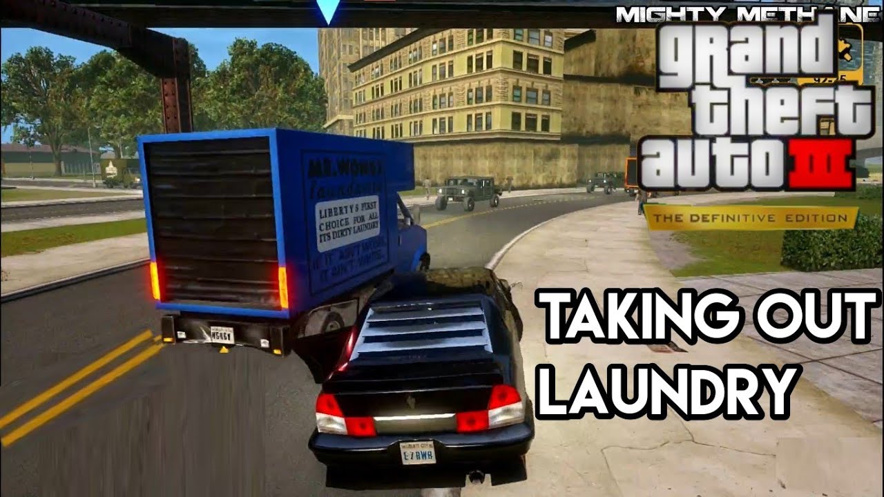 GTA 3 Definitive Edition Mission 13 Taking out Laundry