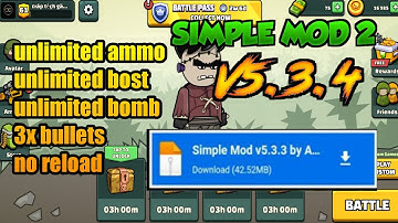Mini militia simple mod V5.3.4 || Mini militia hack mod download