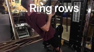 Ring row - Movement technique video