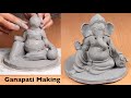 Eco Friendly Ganesha | Ganesha Idol Making Process at Home | Ganpati Making- Part 1