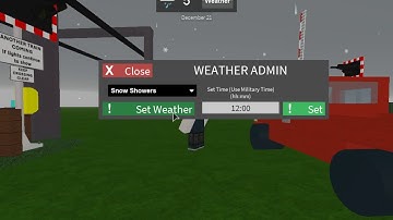 Clarcson Area:Weather Admin compatibility test