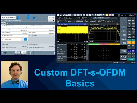 DFT-s-OFDM Signal Generation and Analysis on the SMW and FSW (Basics)