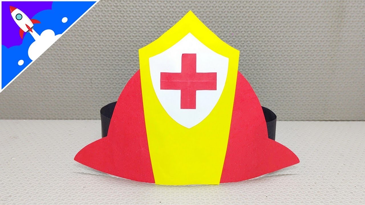 Como Fazer Um Capacete De Bombeiro De Papel YouTube como-fazer-um-capacete-de-bombeiro-de-papel-youtube