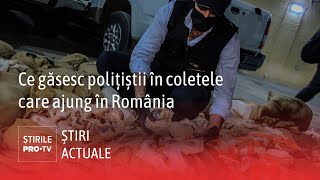 Ce gasesc politistii tot mai des in coletele care ajung in Romania din strainata