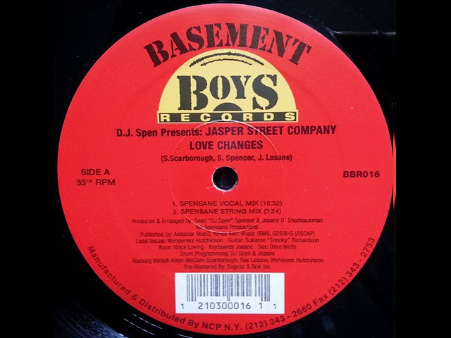 DJ Spen Presents Jasper Street Co ‎– Solid Ground (Tommy Musto