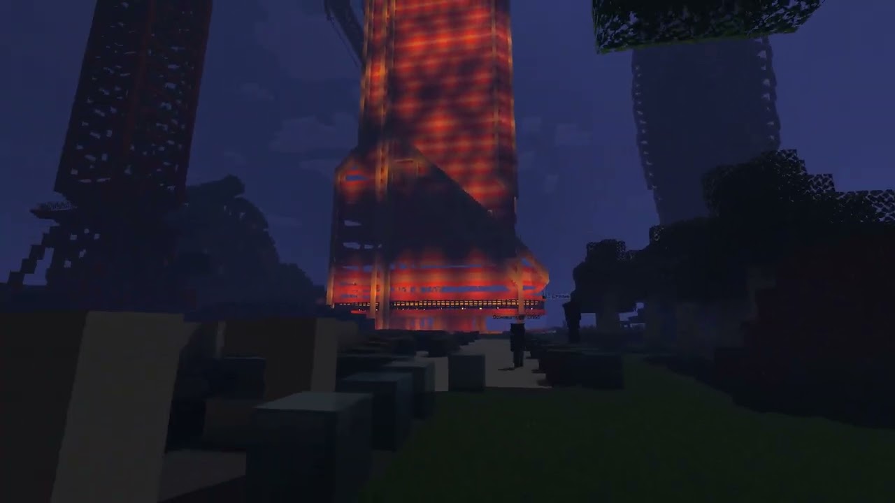 Игроки строятся рядом со спавном на сервере DM CRAFT