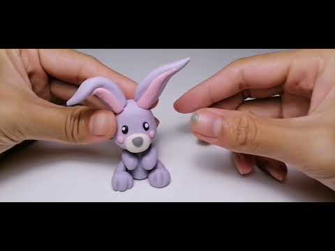 วีดีโอ: วิธีการปั้นกระต่ายจากดินเหนียว