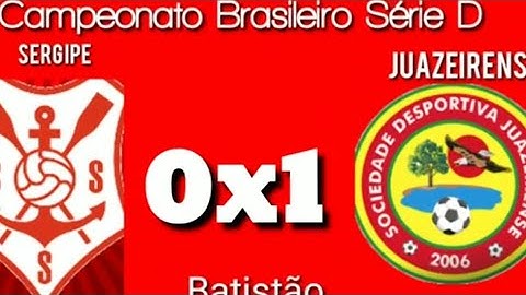 Grande Vitória!!!, Sergipe 0x1 Juazeirense Gol do jogo Campeonato Brasileiro Série D