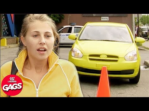 Yellow Car Accident Prank | Just For Laughs Gags