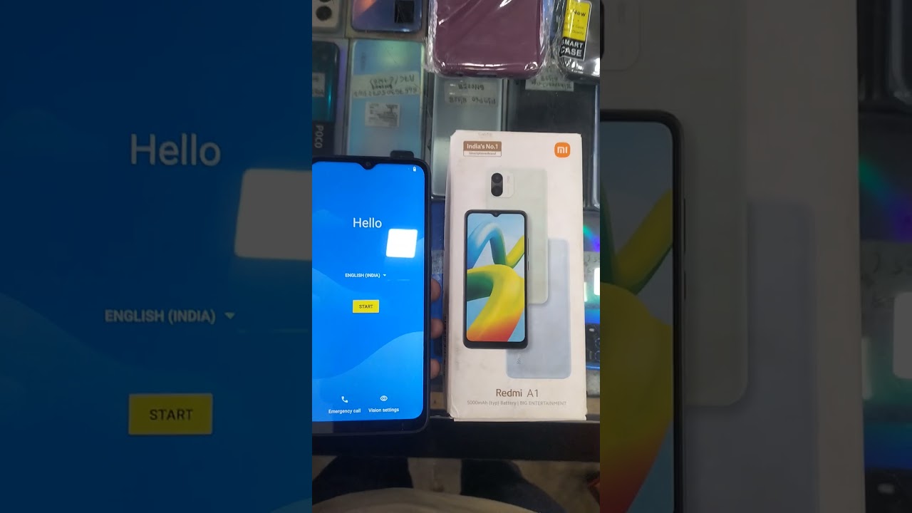 unboxing black redmi A1