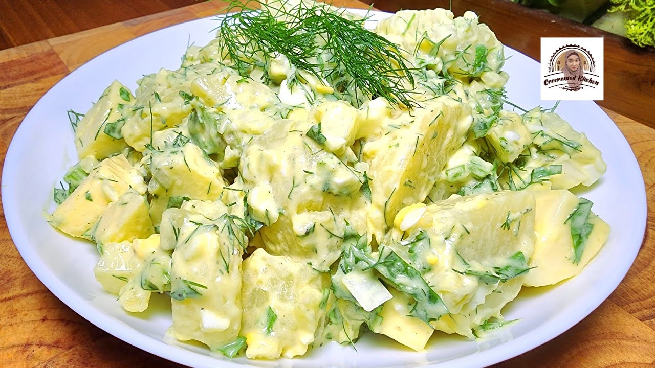 AMERICAN STYLE POTATO SALAD. SALAD KENTANG ALA AMERIKA.