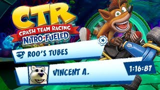 Crash Team Racing Nitro Fueled: Developer Times - Roo's Tubes (1:16:69)