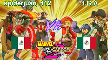 Marvel vs Capcom 2: New Age of Heroes - spiderjuan_412 vs I.G.A.