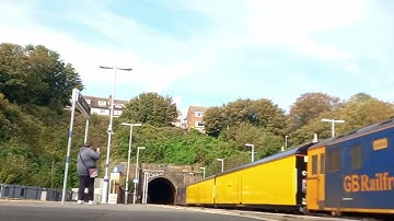 GBRf 73963 + 73964 pass through Dover Priory on a special Test Train (05/10/2023)
