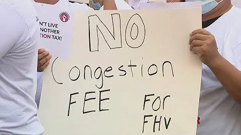 Drivers protest congestion pricing plan