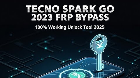 Tecno Spark Go 2023 (BF7) FRP Bypass | 100% Working Unlock Tool 2025