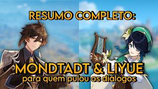Entenda TUDO de Mondstadt e Liyue em 10 Minutos! | Resumo da Lore de GENSHIN IMPACT