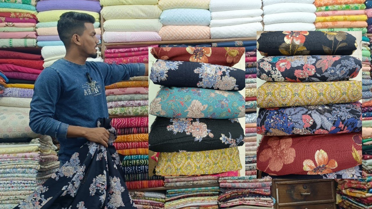 IC cotton । ইন্ডিয়ান কটন কাপড় । 3.25 hat bohor । খুবই সুন্দর প্রিন্ট গজ কাপড়।  JS fabric