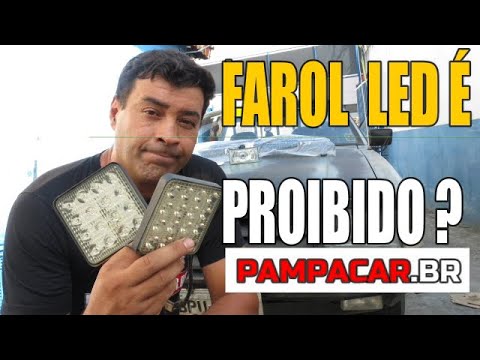 FAROL DE MILHA LED É PERMITIDO ? - YouTube