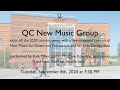 Qc new music group  new music for guitar and percussion and for solo double bass